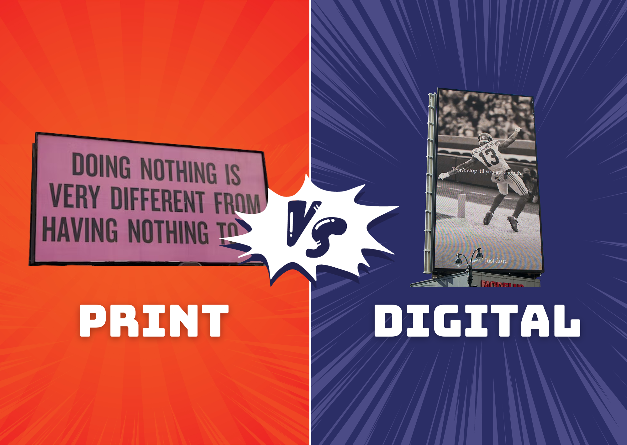 Traditional vs. Digital Billboards